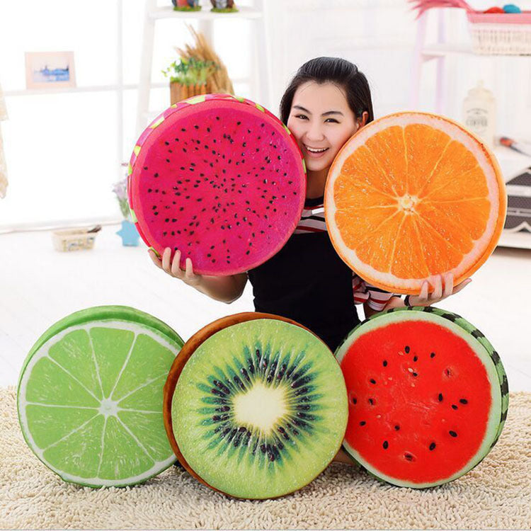 Adorable Fruit-Shaped Soft Pillow