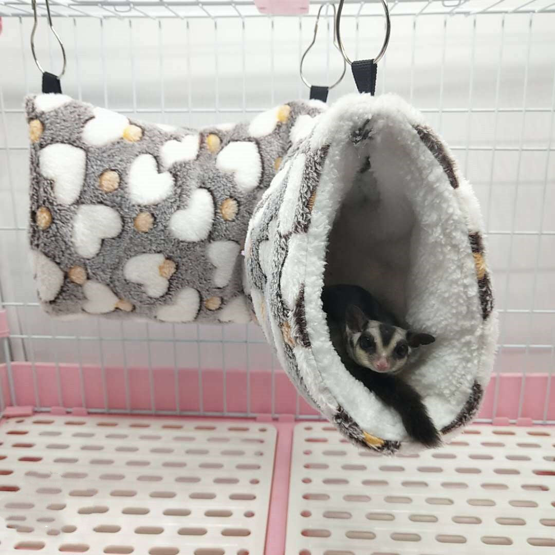 Cozy Plush Hamster Tunnel Nest
