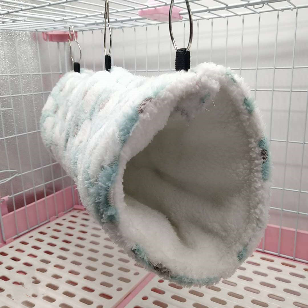 Cozy Plush Hamster Tunnel Nest