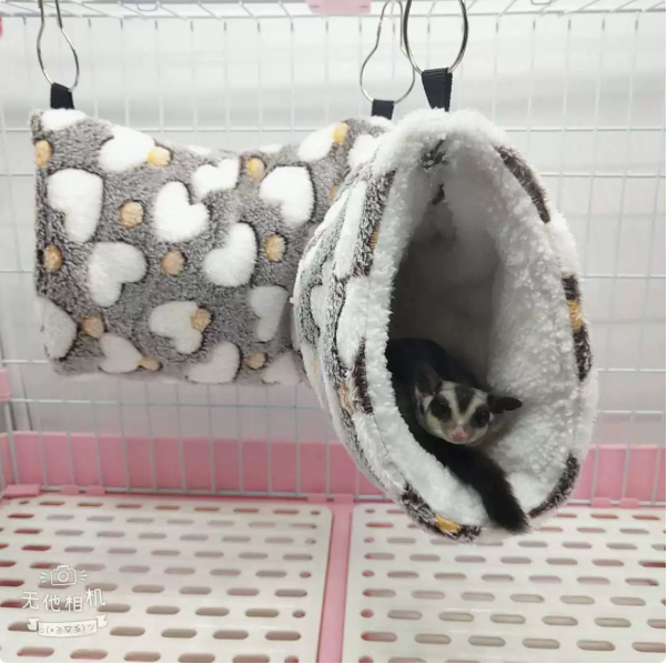 Cozy Plush Hamster Tunnel Nest