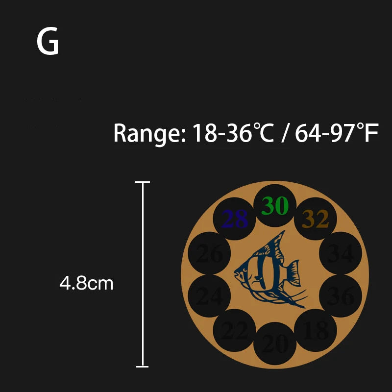 Aquarium Thermometer Glass Submersible