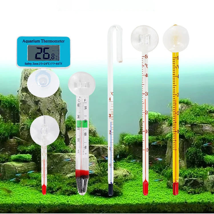 Aquarium Thermometer Glass Submersible