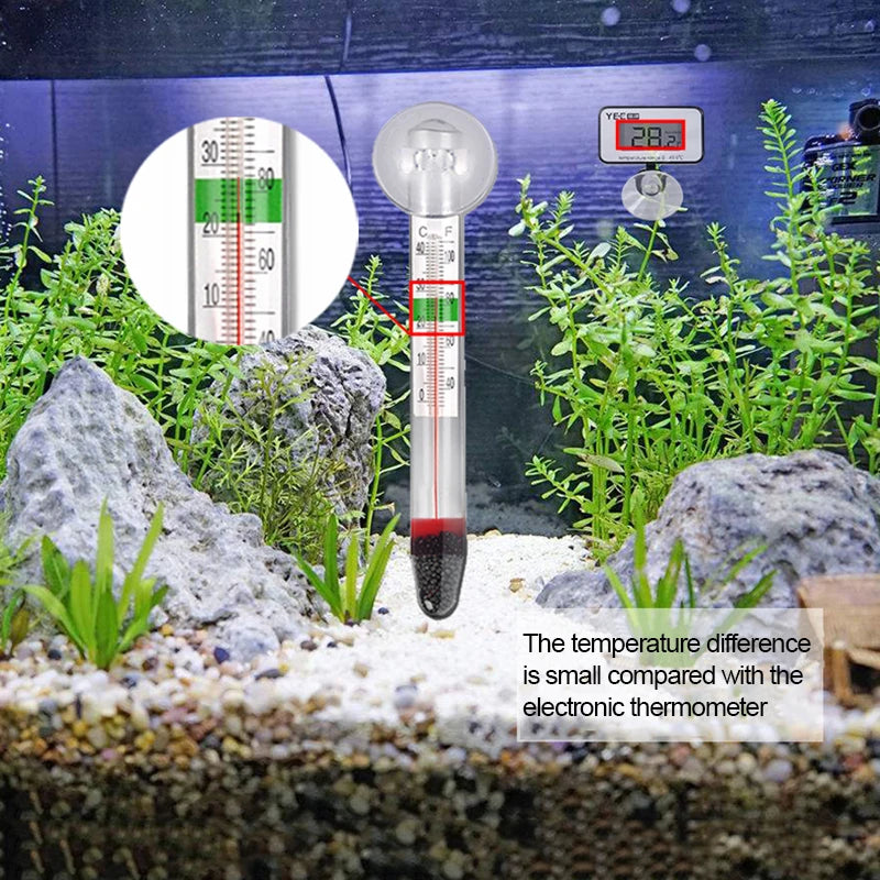 Aquarium Thermometer Glass Submersible
