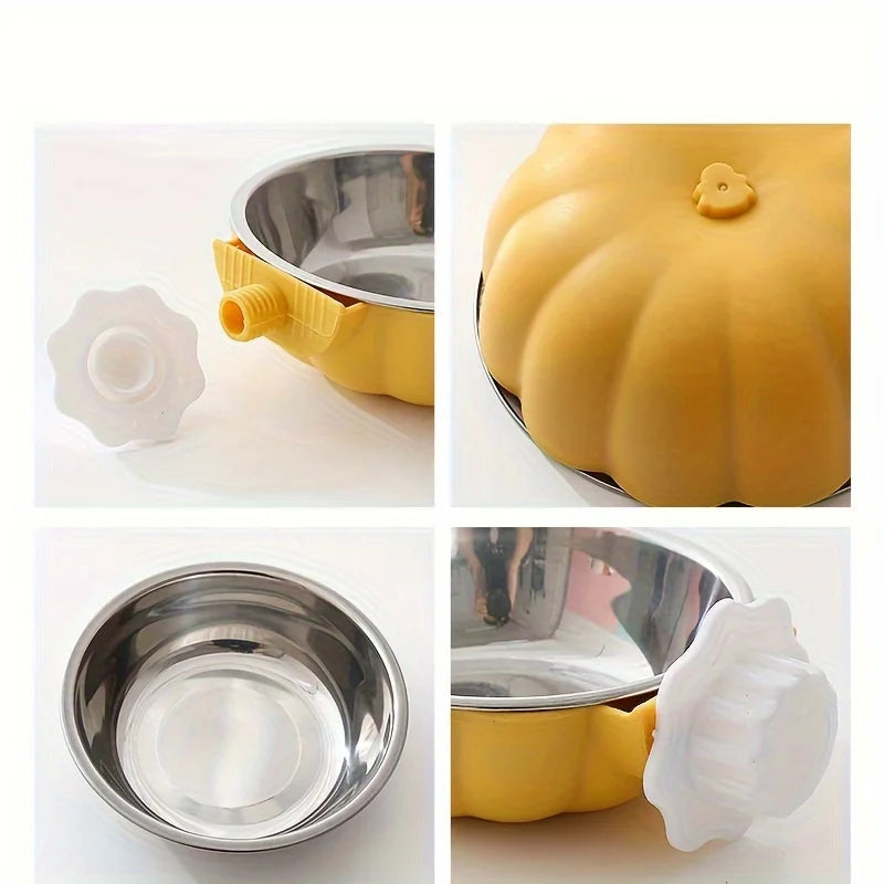 Pumpkin Pet Bowl – Small Animal Feeder
