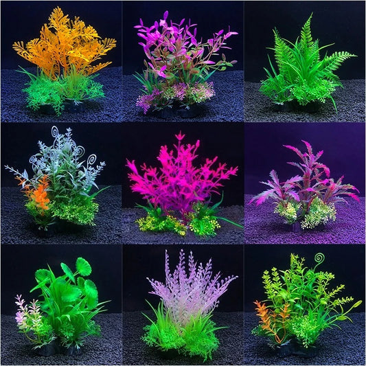 Artificial Aquarium Decor Plants 14cm