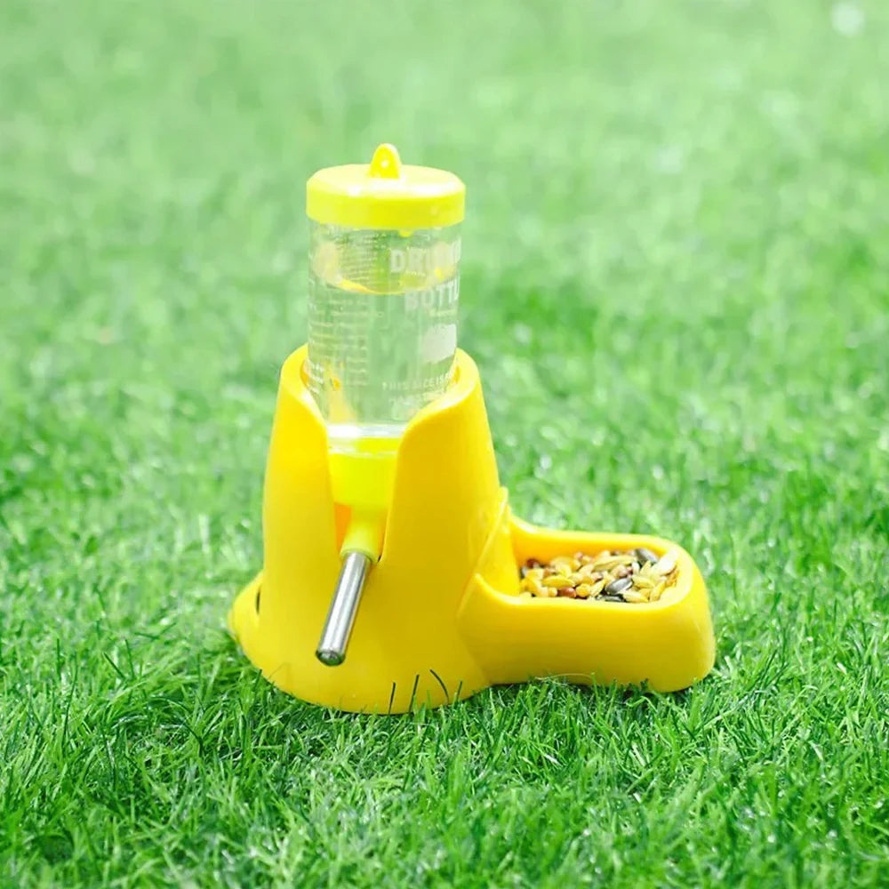 Hamster Water Feeder with Food Container
