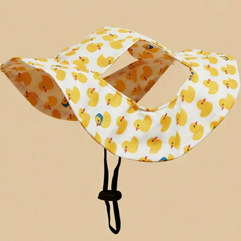 Cat Sun Hat with Ear Holes