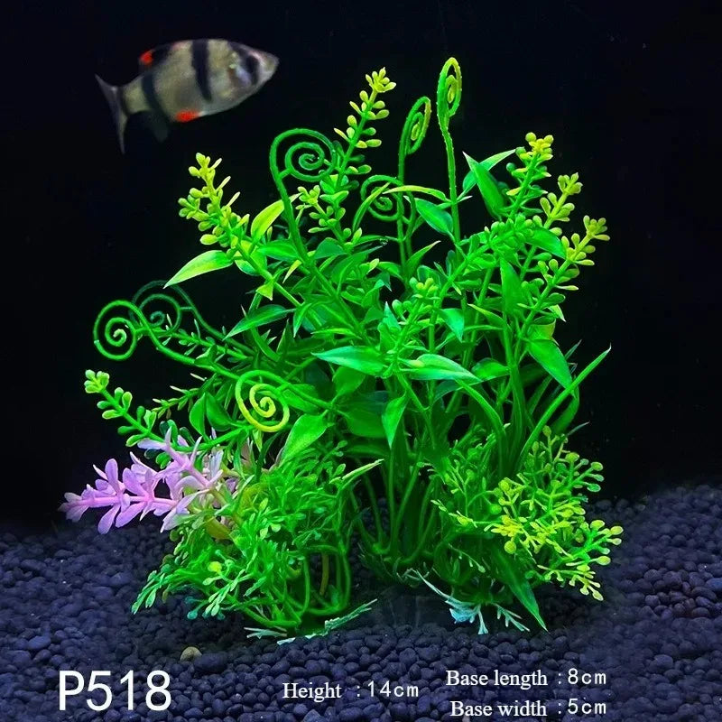 Artificial Aquarium Decor Plants 14cm
