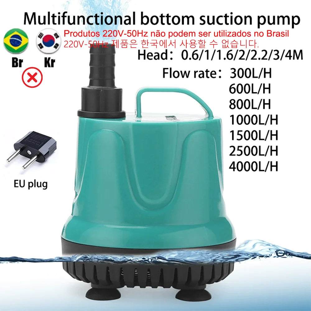 5-90W Submersible Aquarium Pump