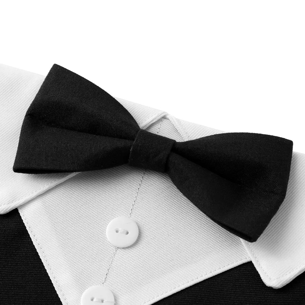 Adjustable Pet Bandana with Bow Tie