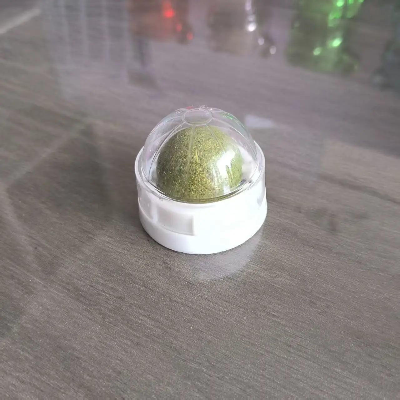 Cat Toy Wall Stick-on Ball with Catnip