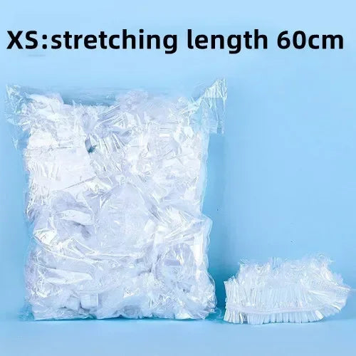 10pcs Pet Tray Disposable PE Films