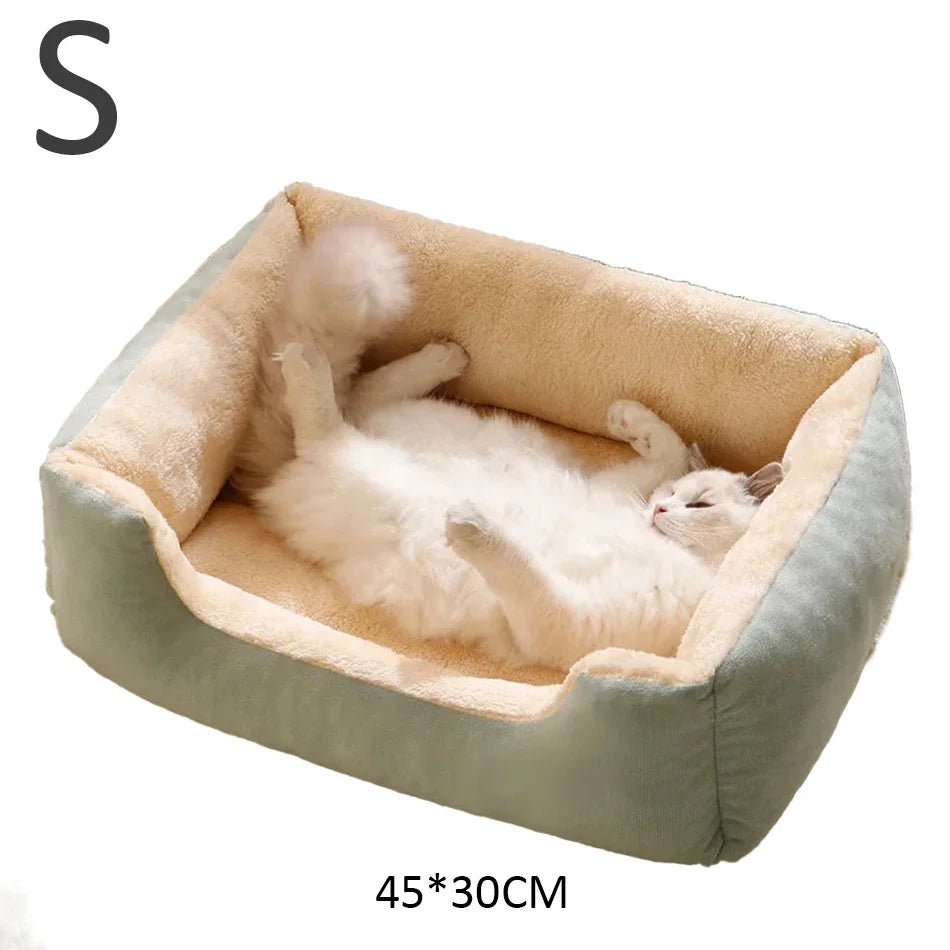 Plush Cat Bed – Cozy Pet House