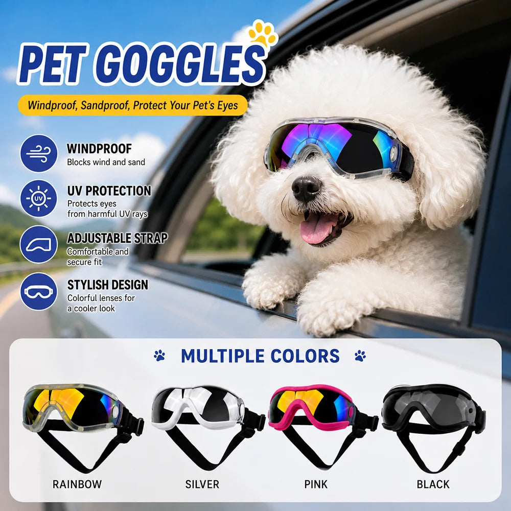 UV Protective Dog Sunglasses