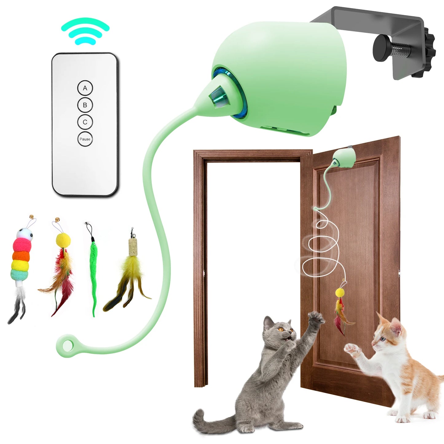 INKZOO Interactive Cat Toy - Whack-A-Mole