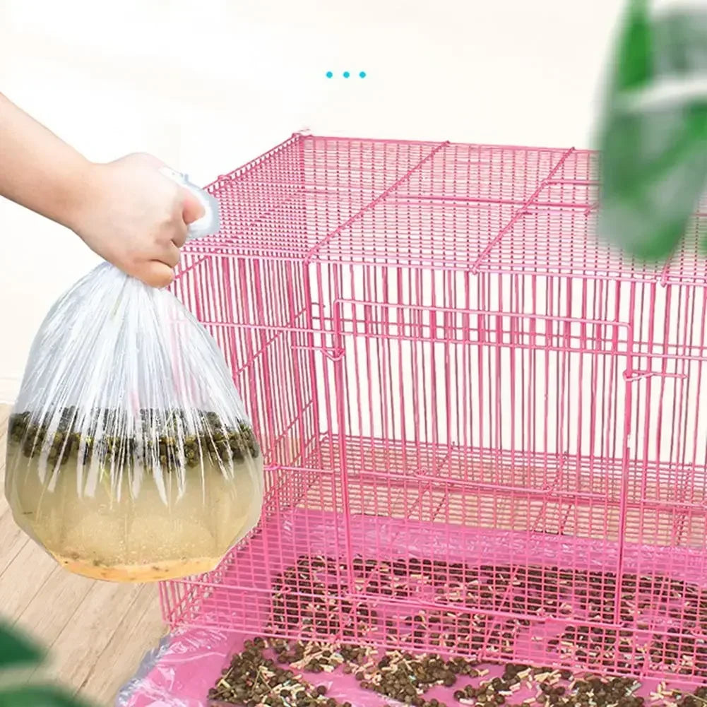 10pcs Pet Tray Disposable PE Films