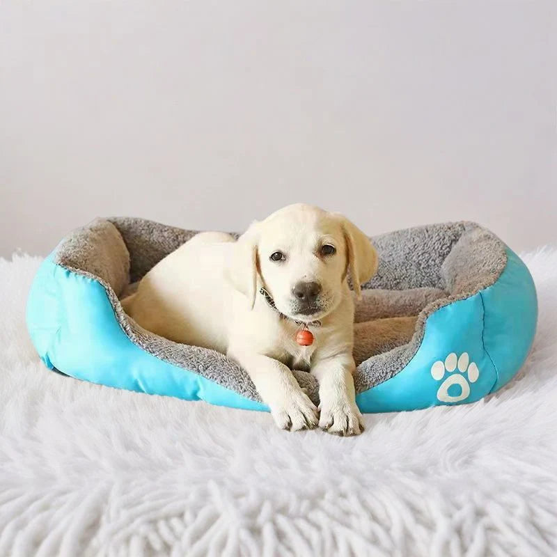 LAPLADOG Cute Paw-Print Dog Bed Sleeping Bag by High Life Style Gadgets