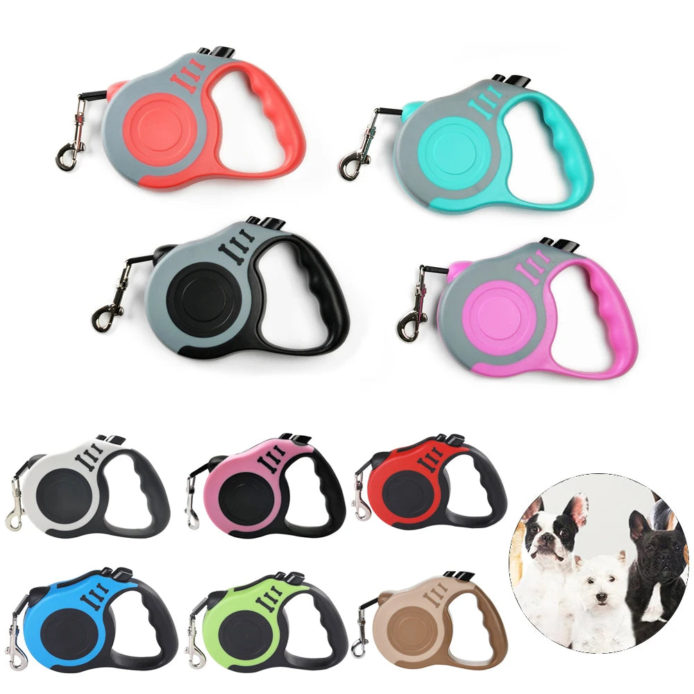 Holapet 3m/5m Retractable Dog Leash Strong Nylon by High Life Style Gadgets