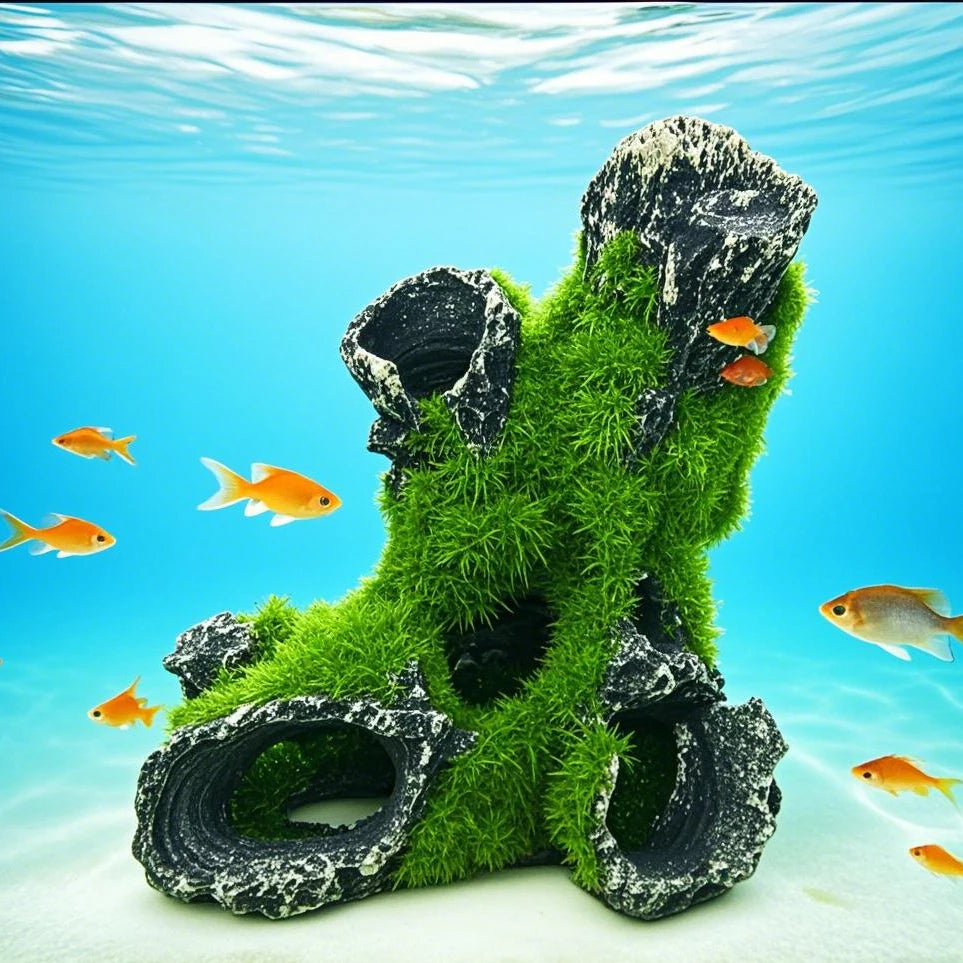 Resin Aquarium Cave House Decor