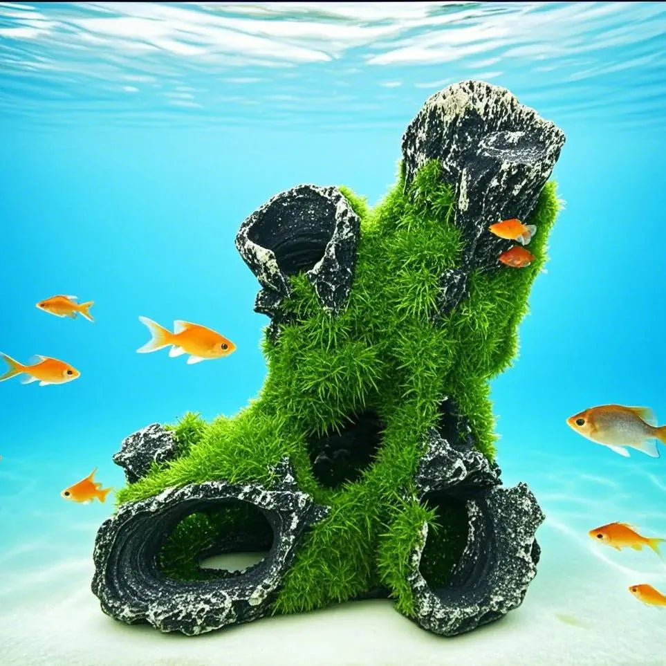 Resin Aquarium Cave House Decor