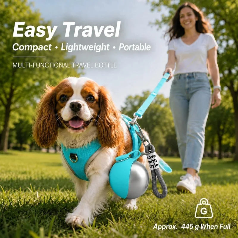 285ml Stainless Steel Dog Water Bottle