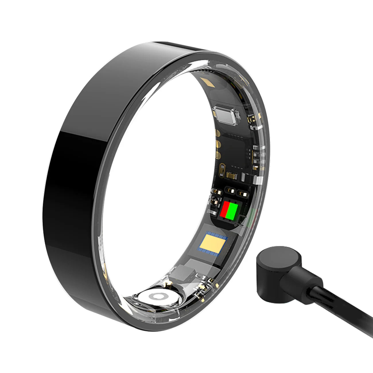 Smart Health Ring – Heart Rate, Blood Oxygen & Sleep Monitor | 5ATM Waterproof | Men & Women