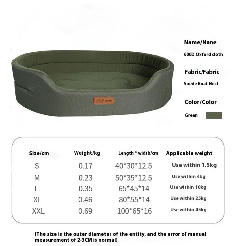 ABQP Large Dog Bed Waterproof Washable Pet Sofa