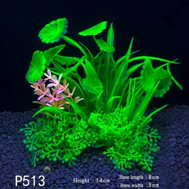 Artificial Aquarium Decor Plants 14cm