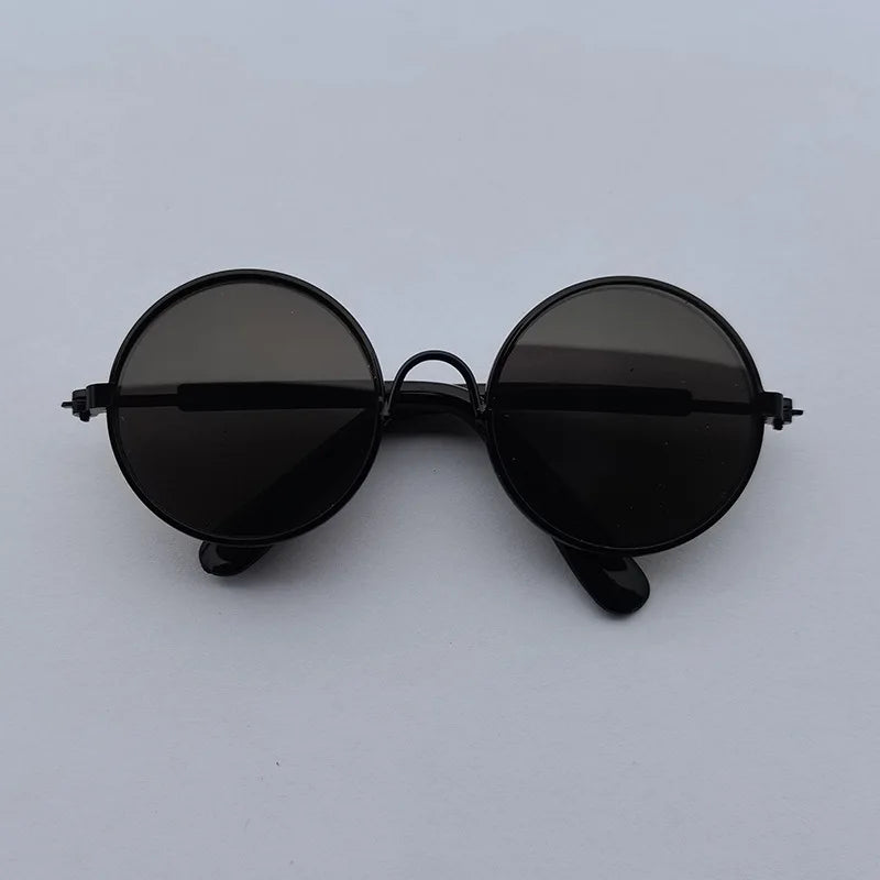VZZ Vintage Round Cat Sunglasses for Small Pets