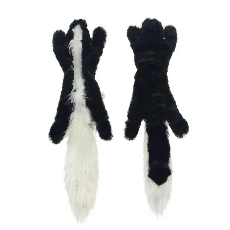 Plush Dog Toys 18 Inch Squirrel Raccoon Fox