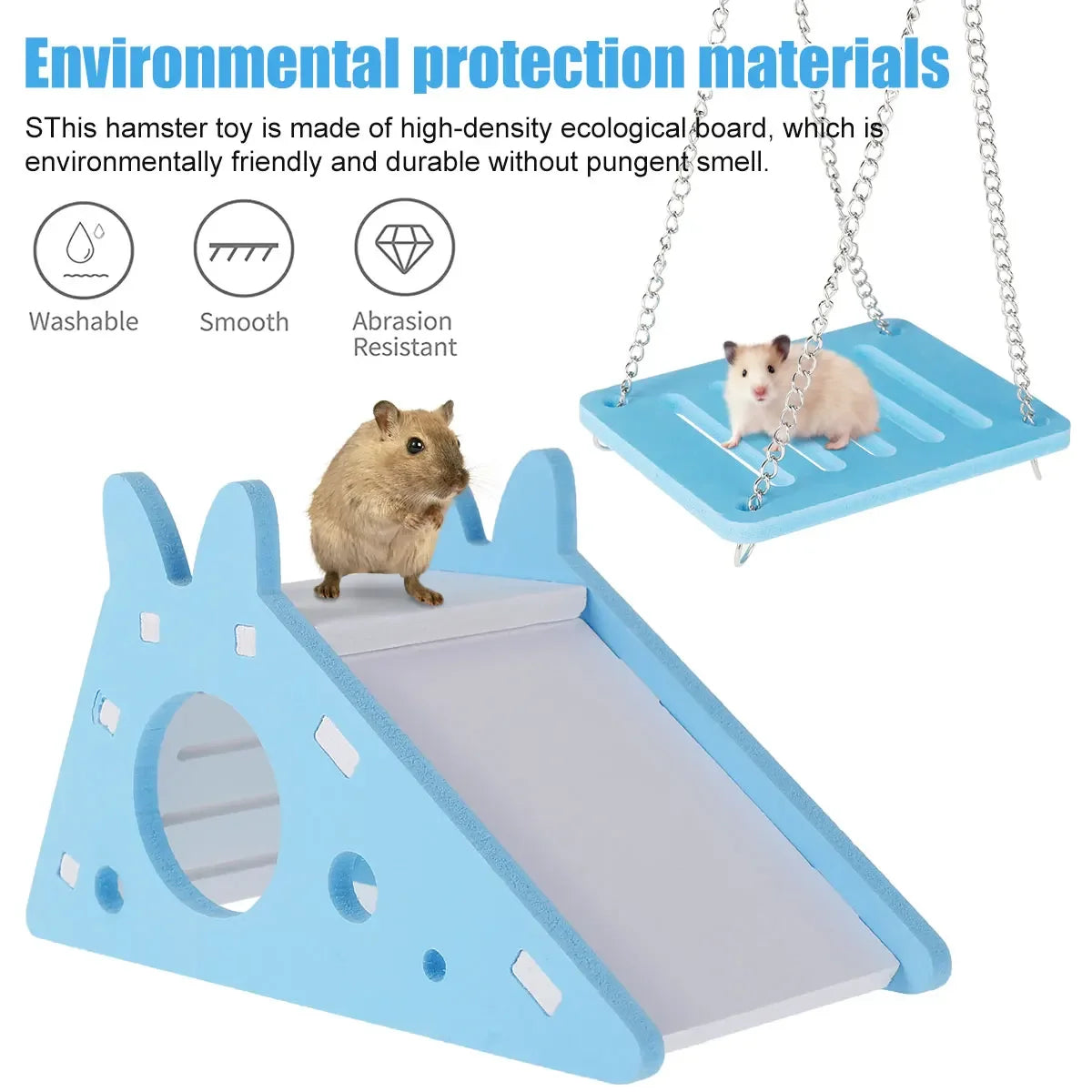 3Pcs Hamster Play Toy Set