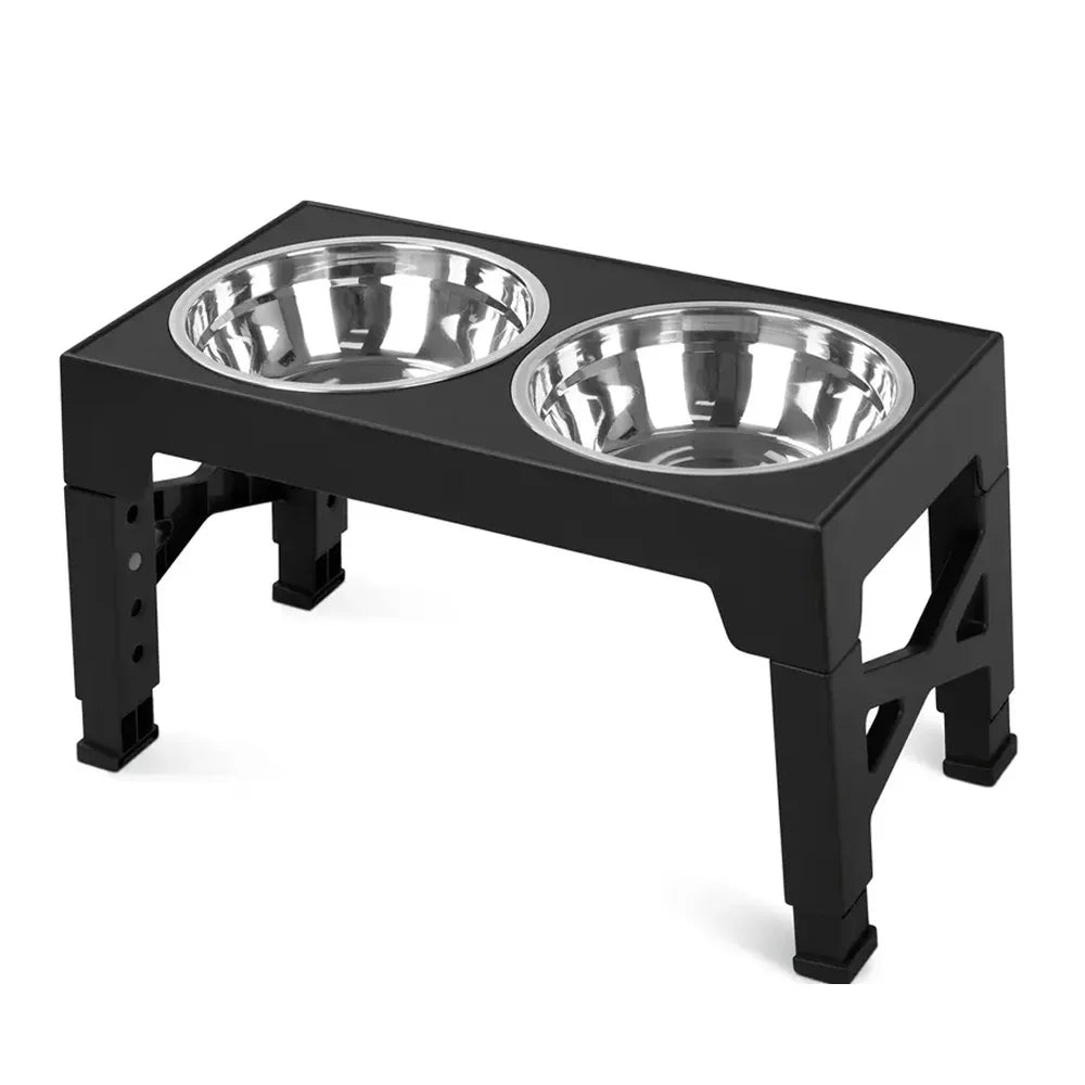 Elevated Dog Feeder with Adjustable Stand