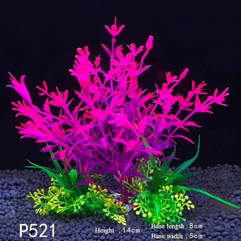 Artificial Aquarium Decor Plants 14cm