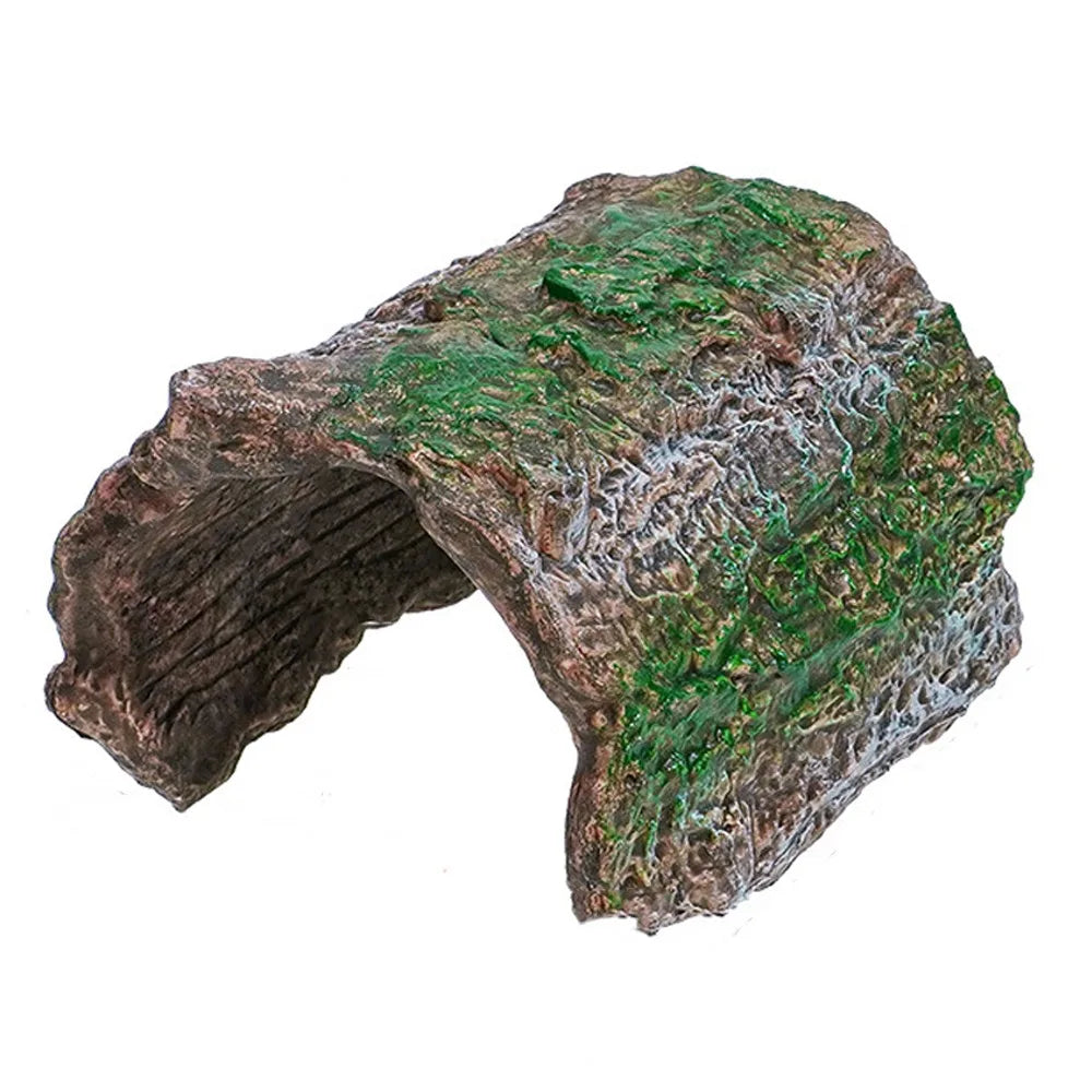 Reptile Hideout Cave PVC Tree Hole Shelter