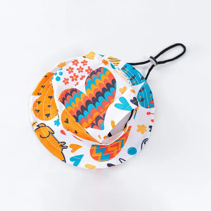 Cat Sun Hat with Ear Holes