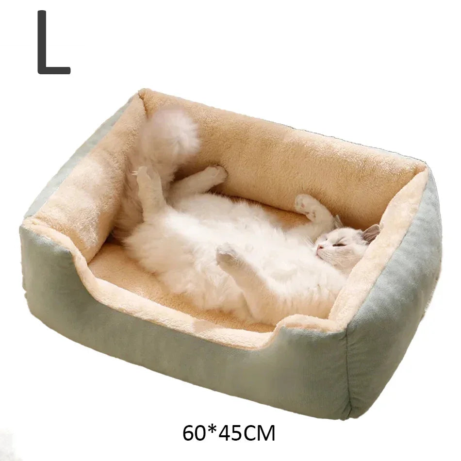 Plush Cat Bed – Cozy Pet House