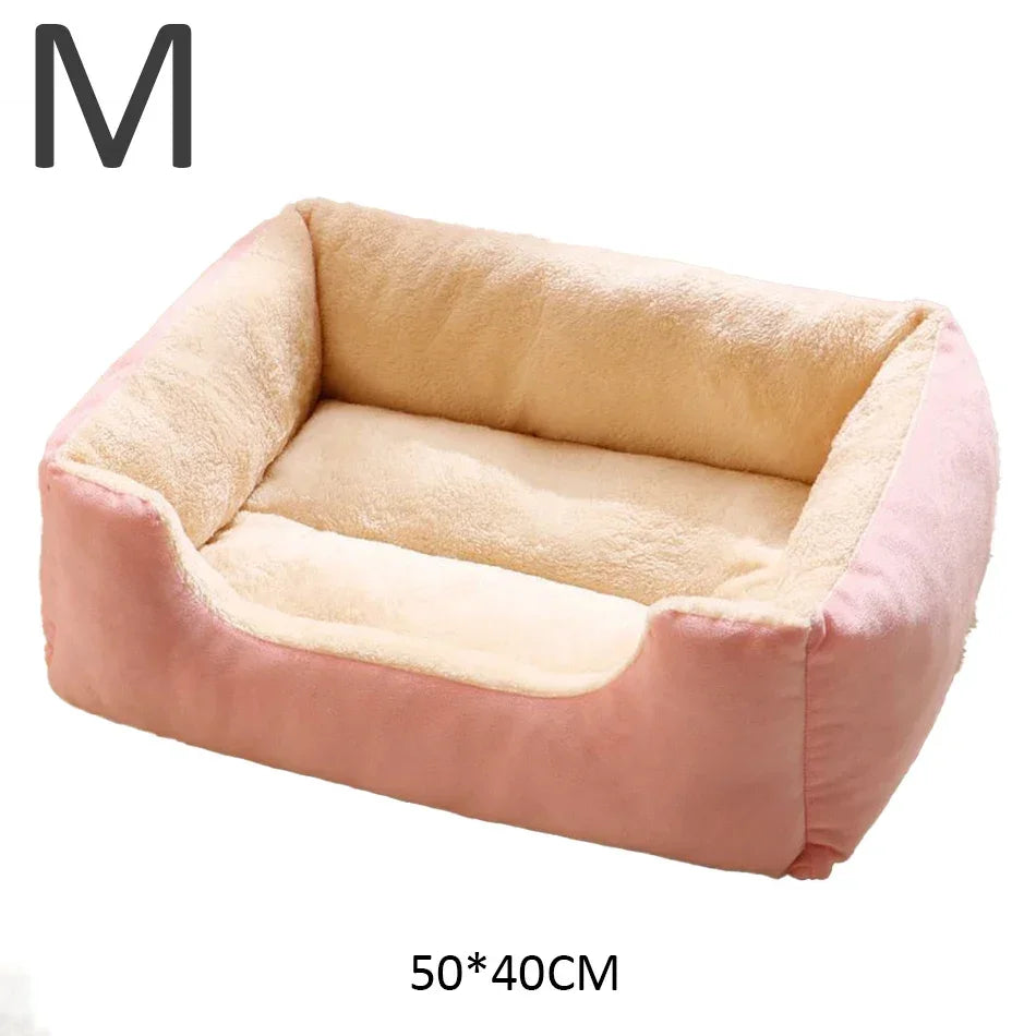 Plush Cat Bed – Cozy Pet House