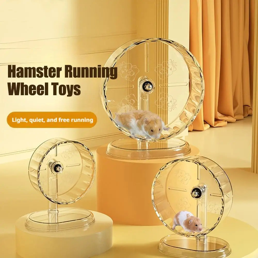 Hamster Running Wheel Transparent Silent
