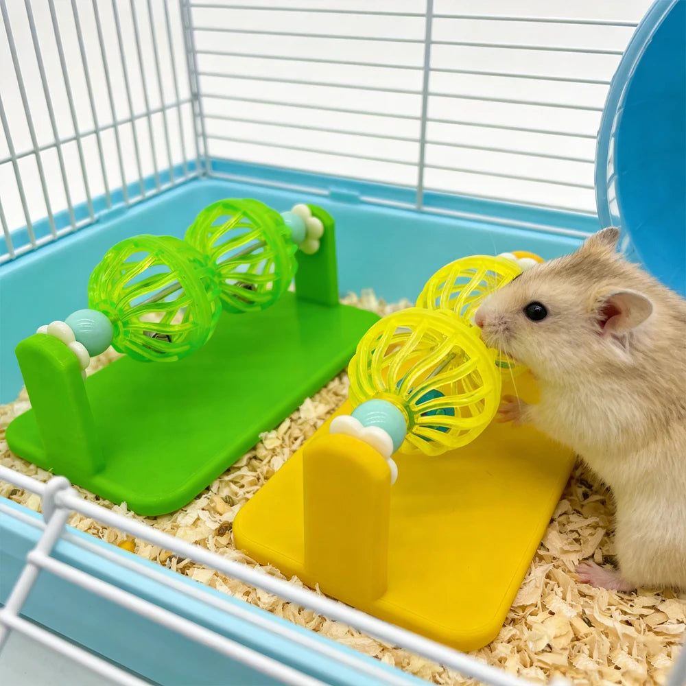 Hamster Rotating Bell Ball Toy