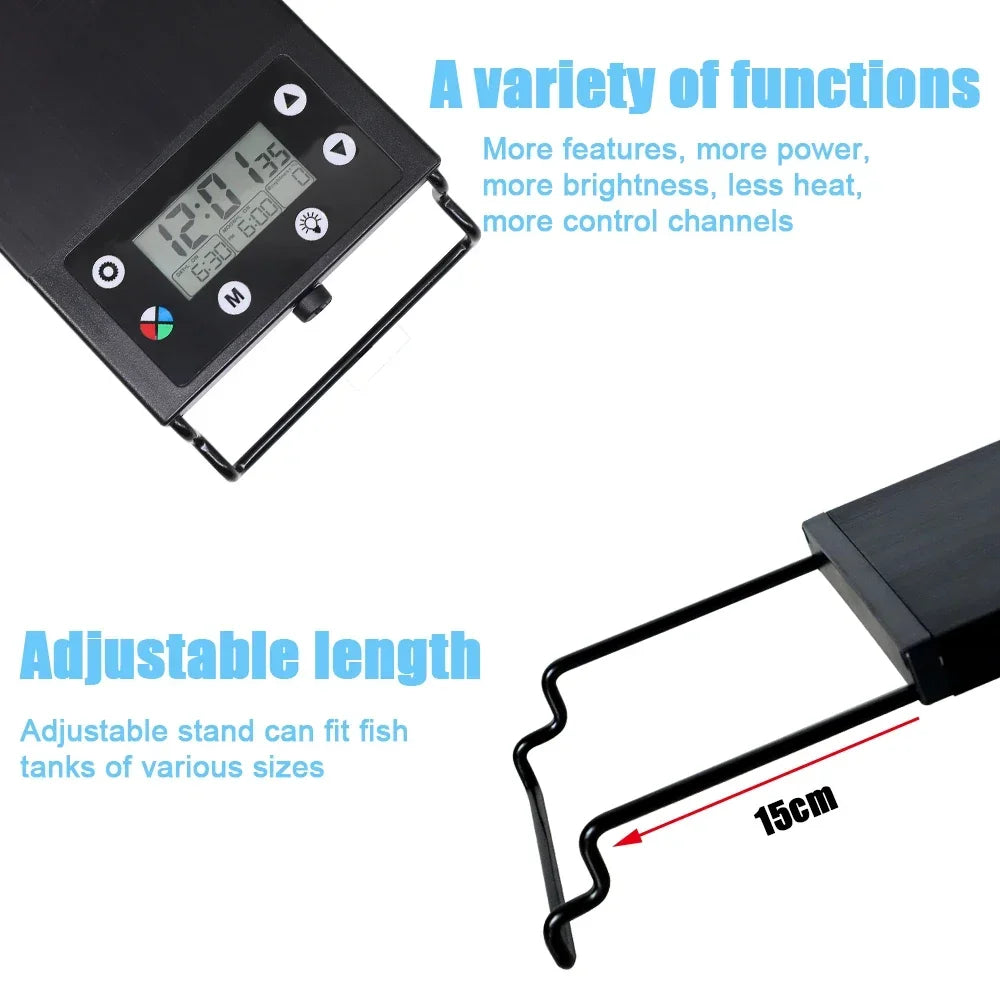 30-60cm Aquarium LED Light Full Spectrum