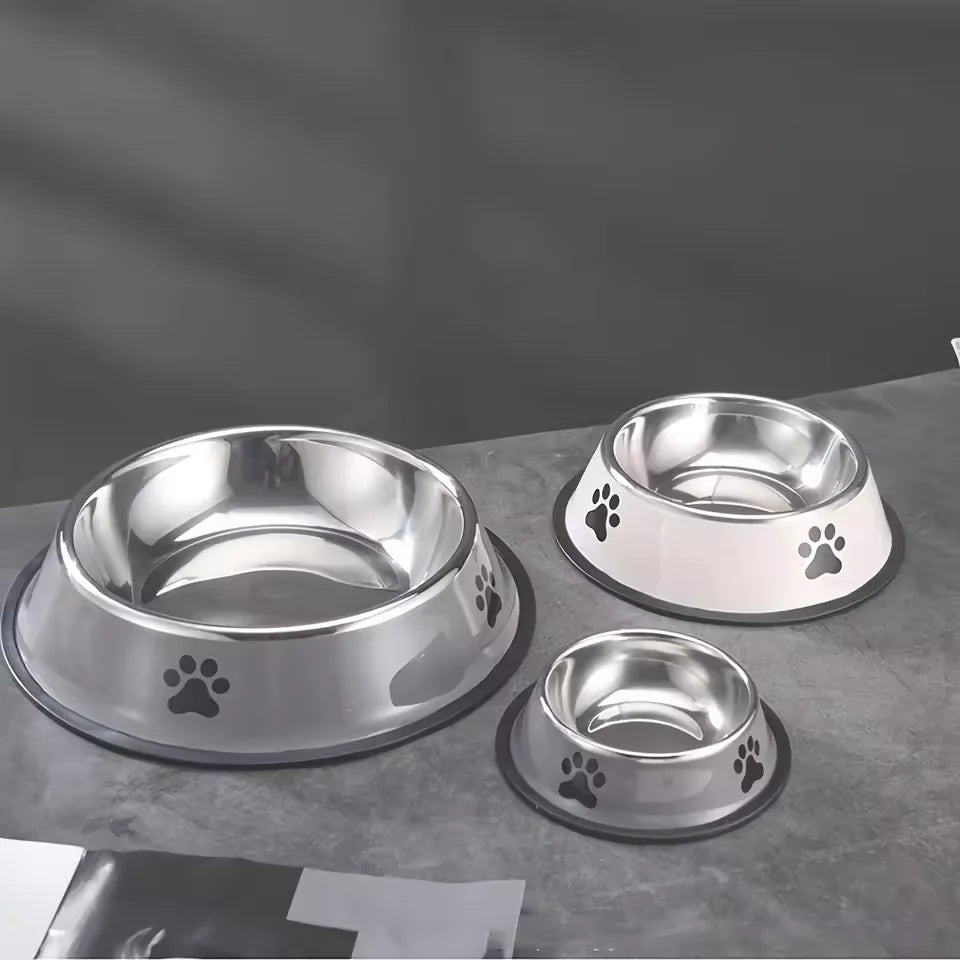 Stainless Steel Pet Bowl - Large Capacity