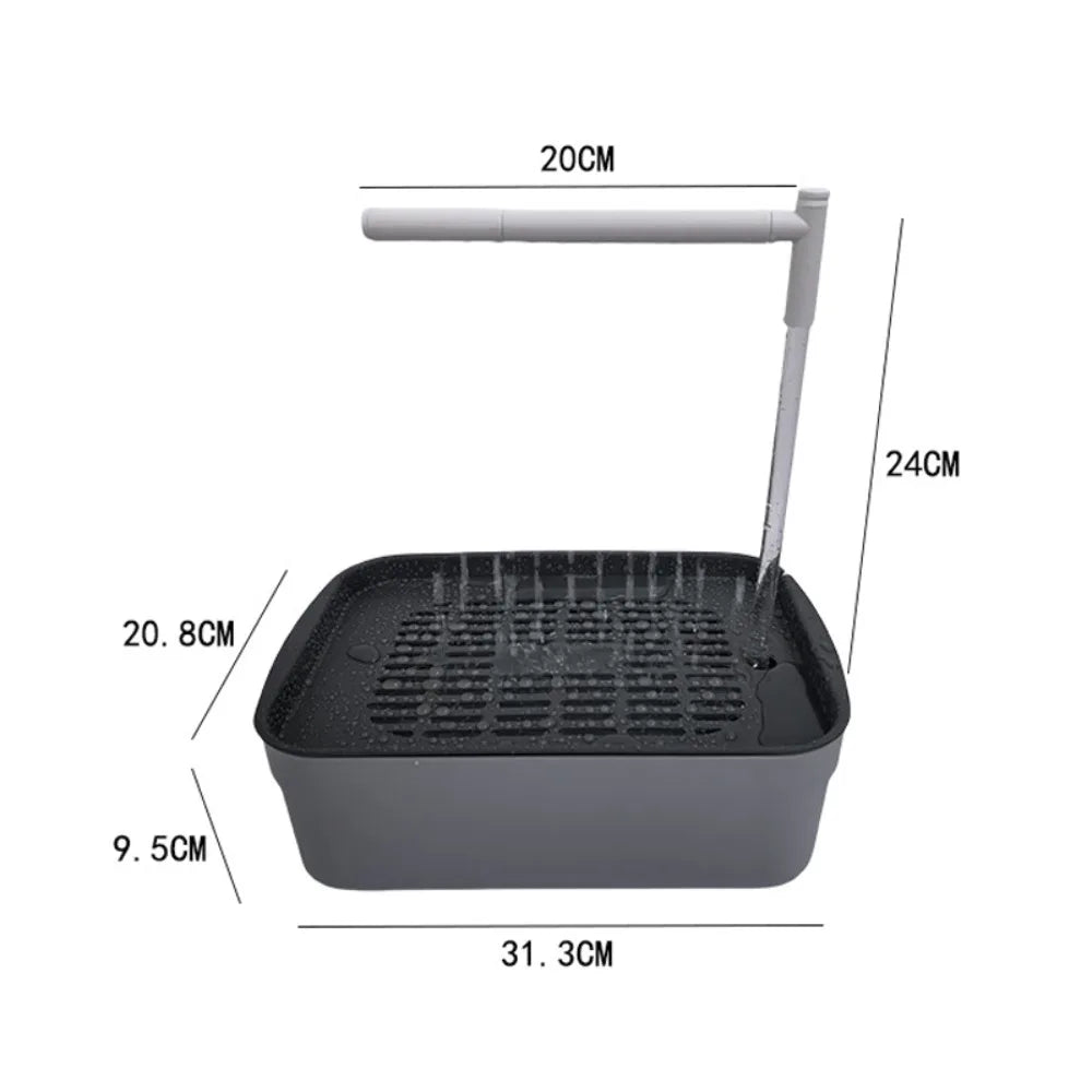 Automatic Parrot Bird Bath Tub USB