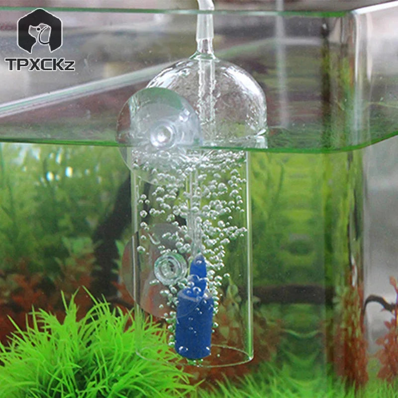HELTC 5/10Pcs Aquarium Cylinder Air Stone Bubbles