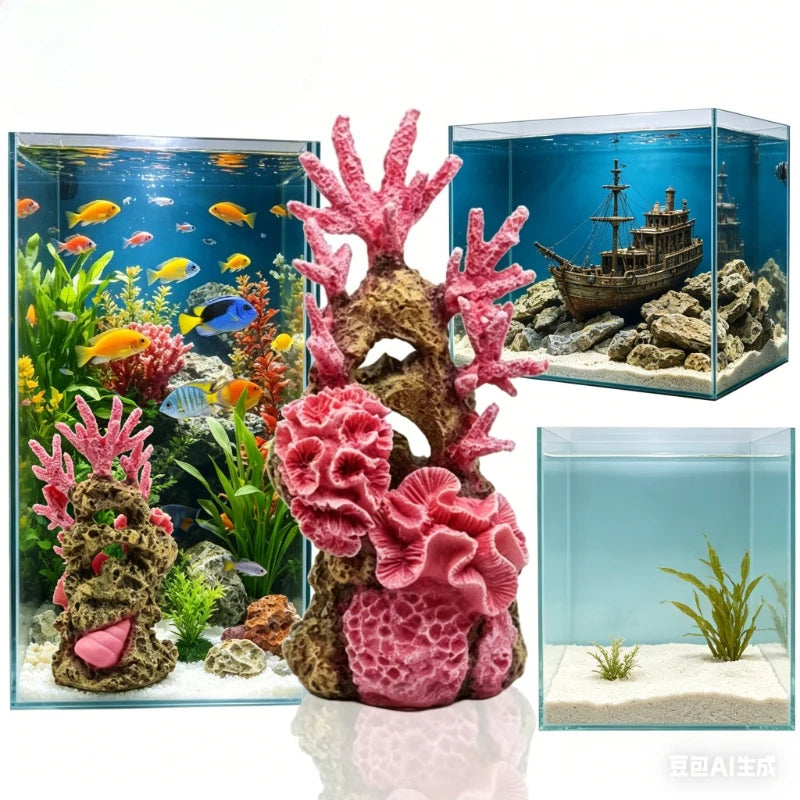 Aquarium Coral Resin Decoration
