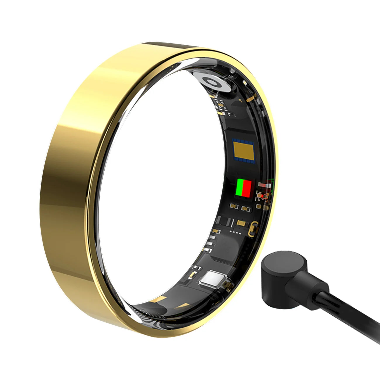 Smart Health Ring – Heart Rate, Blood Oxygen & Sleep Monitor | 5ATM Waterproof | Men & Women
