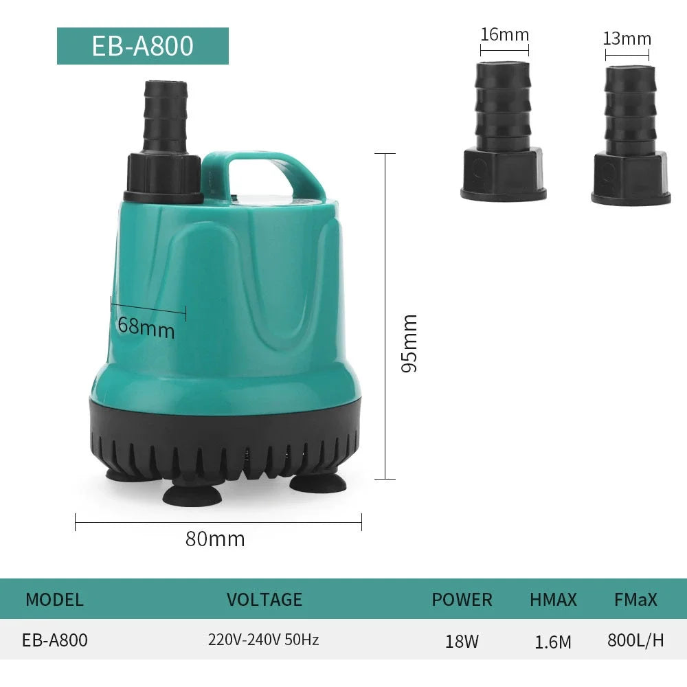 5-90W Submersible Aquarium Pump