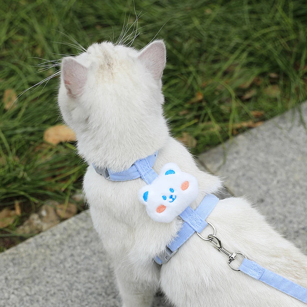 LANGXINGCS Adjustable Dog Harness & Leash Set