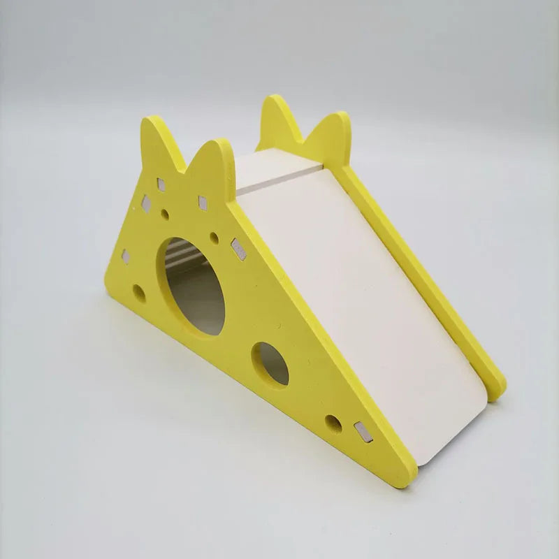 Wooden Hamster Slide Toy House