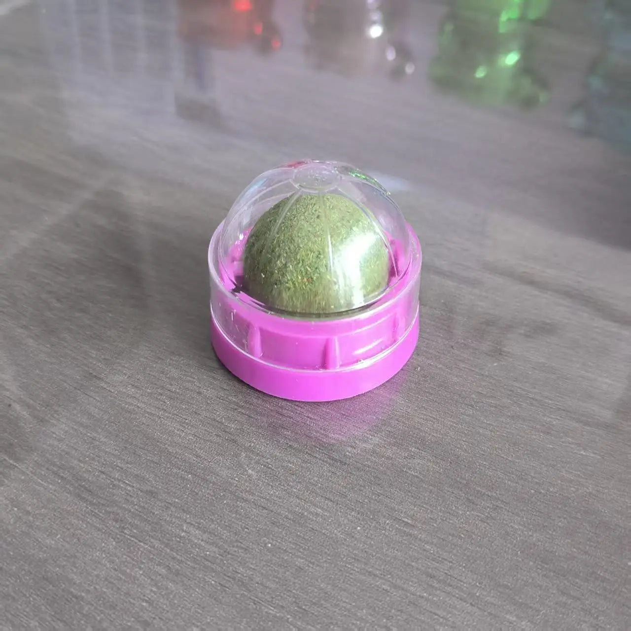 Cat Toy Wall Stick-on Ball with Catnip