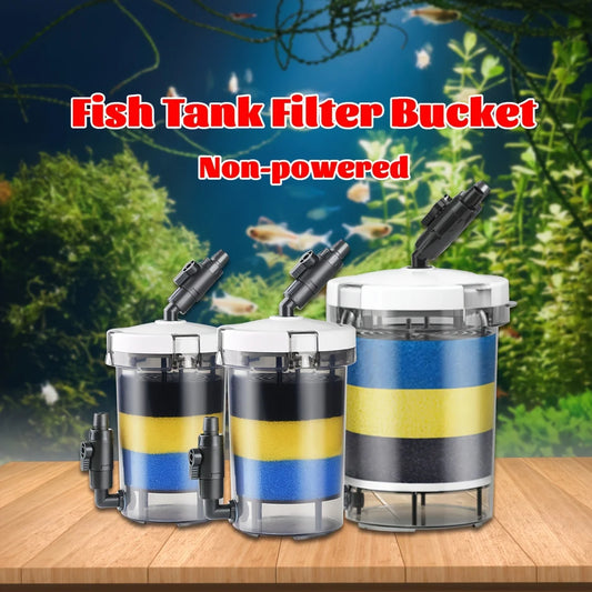 SUNSUN EW-602/603/604 Silent No Pump Aquarium Filter Bucket for 55 Gal